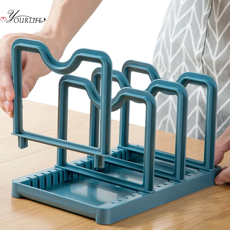 OYOURLIFE съемный кухонный Настольный держатель для кастрюли многофункциональная
