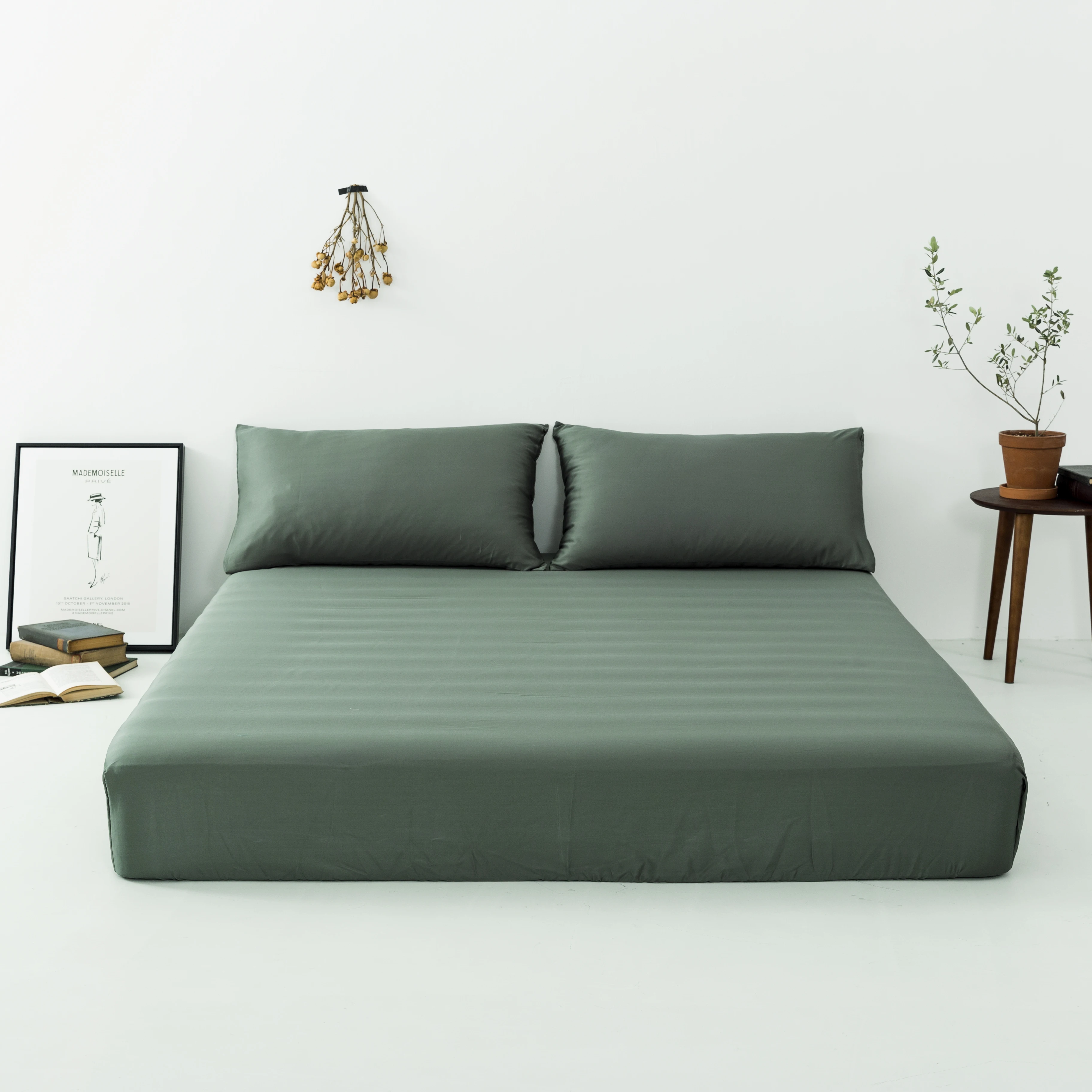 Простыня Натяжная Slow Dream 100% шелк роскошная Двойная модель эластичная лента для