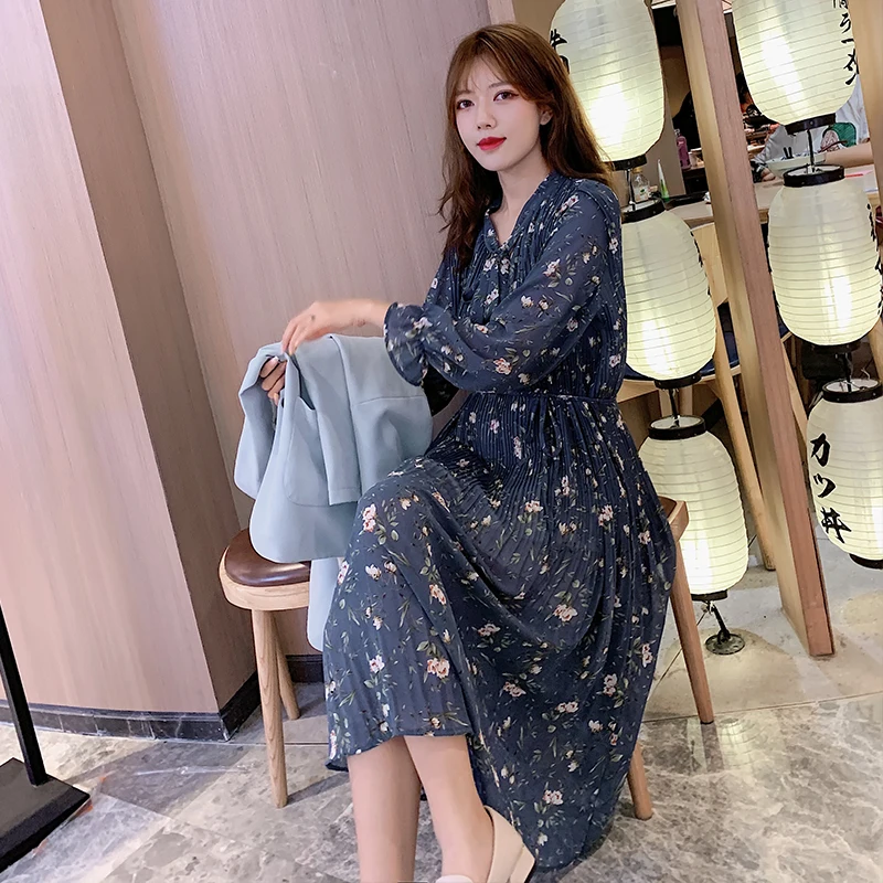 Женское шифоновое платье миди с бантом винтажное элегантное до середины икры