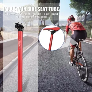 2021 31.6mm 27.2 Mountain Bike Seat Post MTB Road Folding Bicycle Ultralight Seatpost Mountain Bike Seat Tube Parts