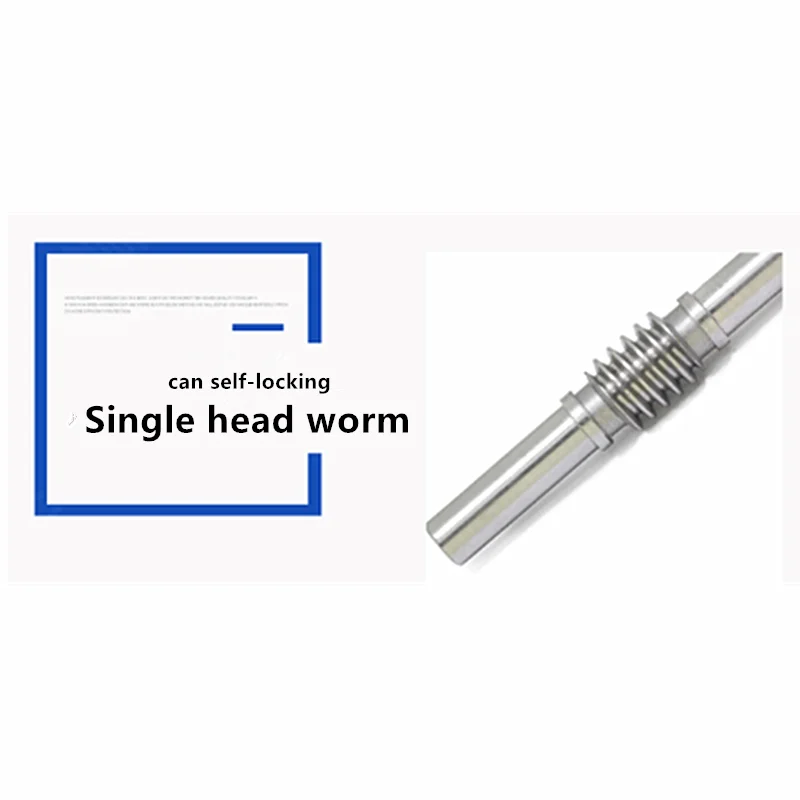 

1kit metal Worm Reduction Gear Set 1M 40 Teeth Metal Wheel Speed Reducer worm gear For DIY Accessory