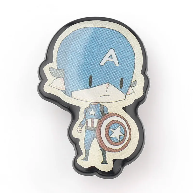 Мультфильм Мстители Броши с персонажами для женщин милый Raytheon Железный человек