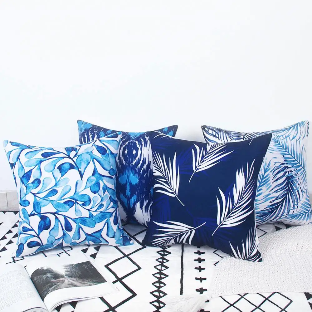 

Чехлы для подушек Zeroomade, 45x45 см, из хлопка, с тропическими растениями, для дома, дивана, кресла, кровати