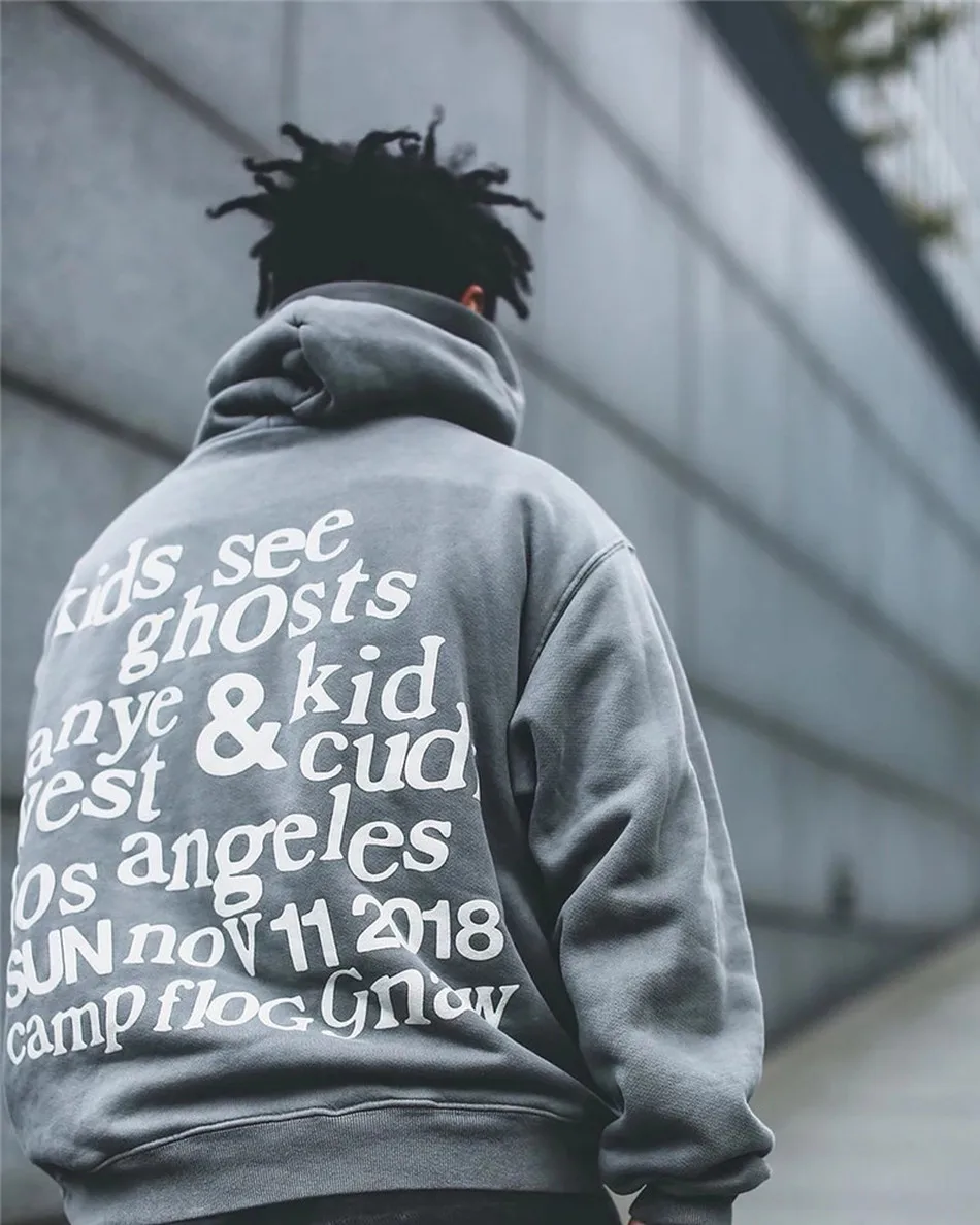 

XYZ Ksg CPFM Hoodie Men Women KIDS SEE Ghost Hoodies KANYE WEST Kid cudi Pullovers Oversize Sweatshirts