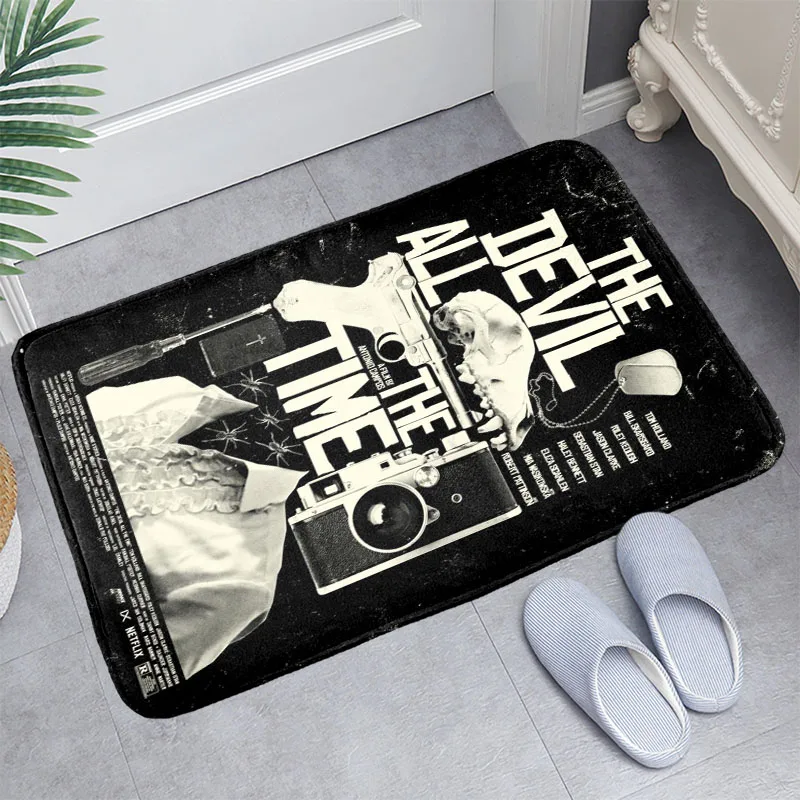 

The Devil All the Time Doormat Bath/Kitchen/Beach Mat, фланелевый губчатый тканевый 3D напечатанный ворсистый пользовательский Декор для спальни