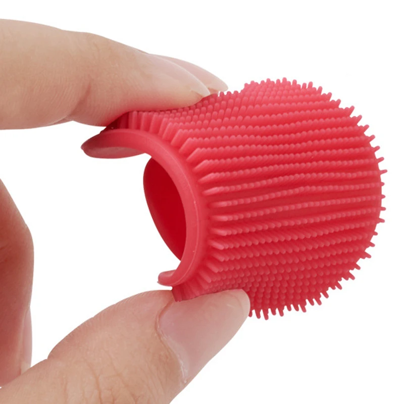 Ручная щетка для чистки лица мытья силиконовый материал очень мягкая кожи