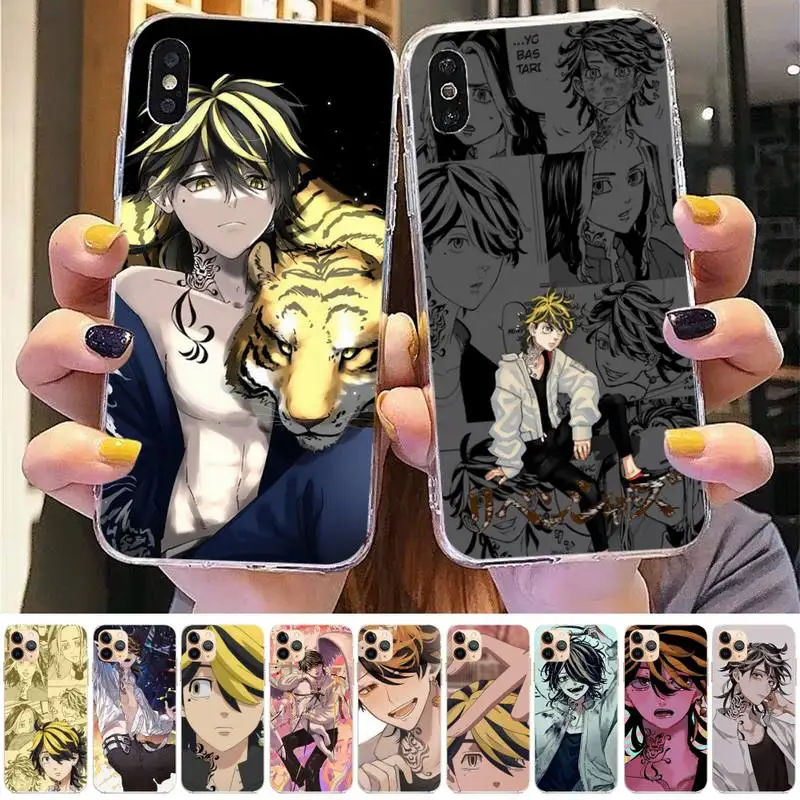 

Yinuoda Kazutora Hanemiya Tokyo Revengers Phone Case for iPhone 11 12 13 mini pro XS MAX 8 7 6 6S Plus X 5S SE 2020 XR case