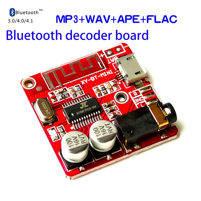 Bluetooth MP3 декодер BLE 4 1 2 беспроводная плата DC 3 7 5 В модуль декодирования без потерь