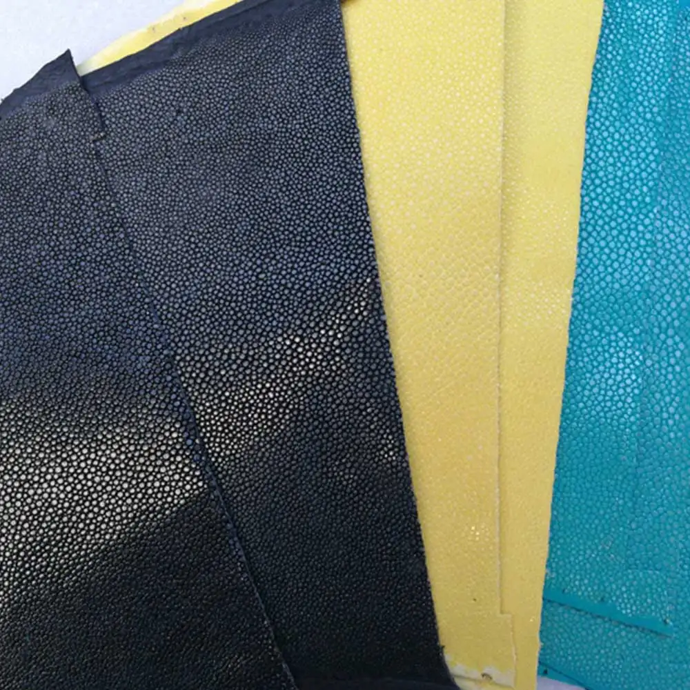 Высококачественная настоящая кожа ската натуральная ремесло сделай сам пояс нож