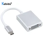 Адаптер USB3.1 Type C 3,0 Для VGA 1080P конвертер для MacBook Pro ChromeBook Huawei Mate 10 USB C Type C VGA адаптер