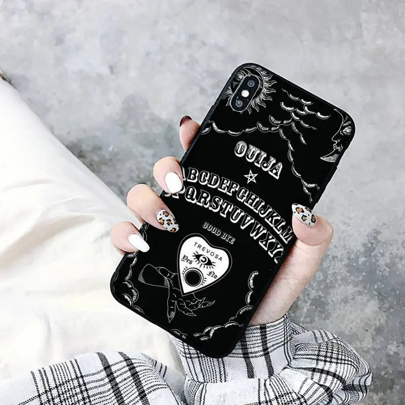 MaiYaCa Witches moon Tarot Witch Ouija Phone Case For iphone 12pro max13 11 12 pro XS MAX 8 7 6S Plus X 5S SE 2020 XR