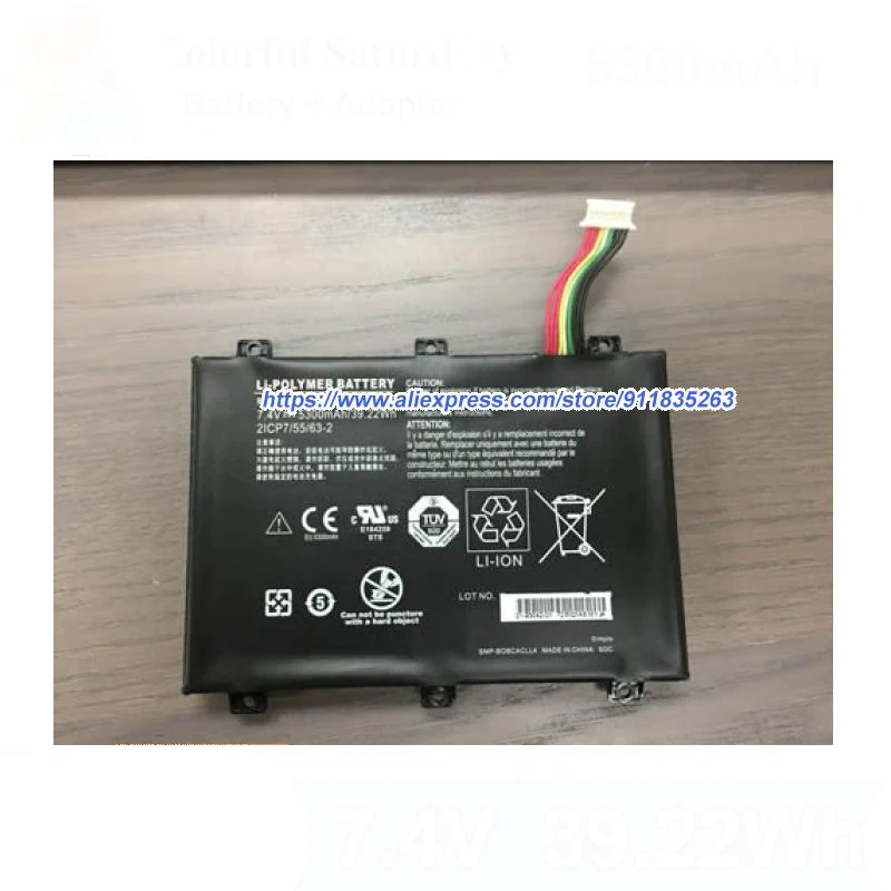 Оригинальный аккумулятор 7 4 В 5300 мАч для ноутбука Xplore XSlate B10 IX101B2 Rugged Tablet D10 IX101B1 X101B2