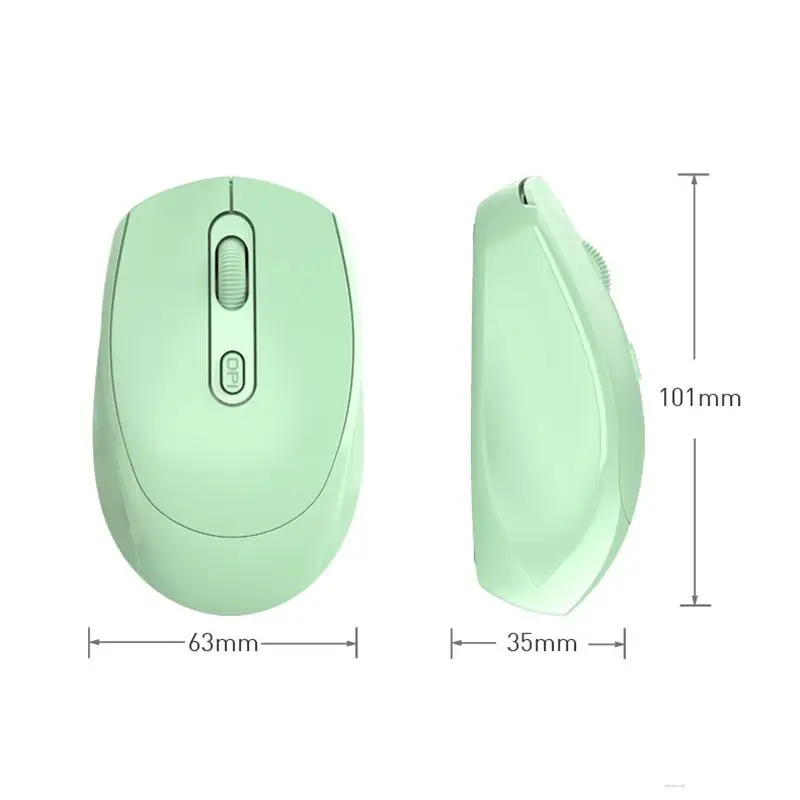 Многоцветная беспроводная мышь M107 Macaron Bluetooth двойной режим перезаряжаемая