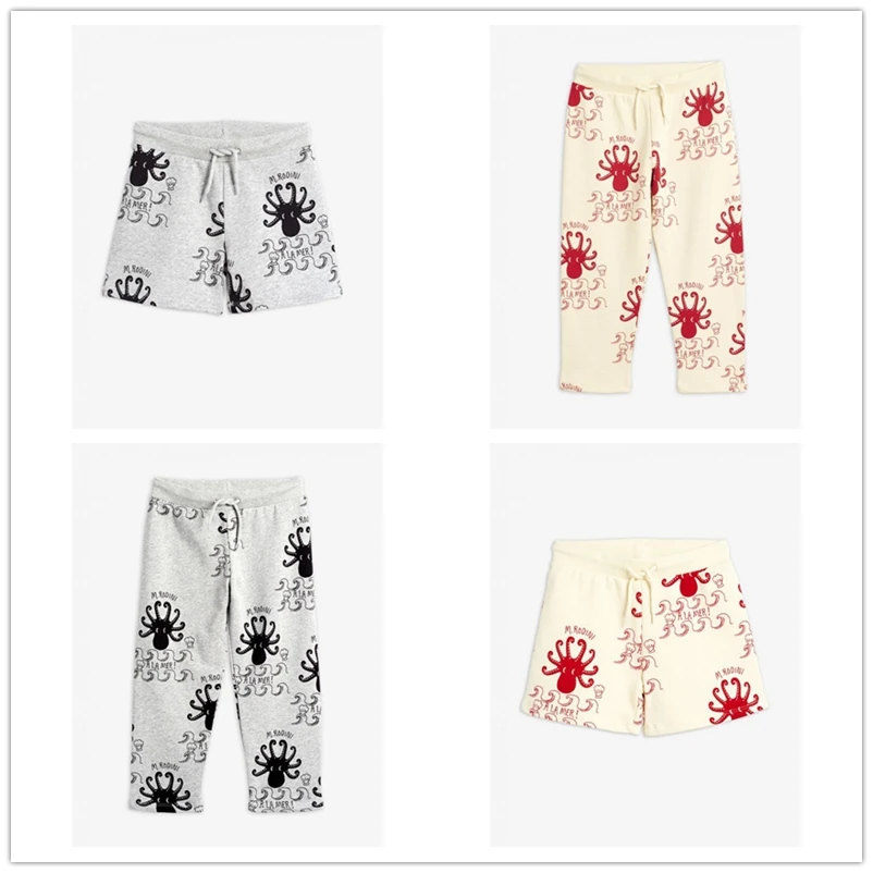 Весна лето 2020 новинка детская одежда футболка с узором MR Octopus для мальчиков и