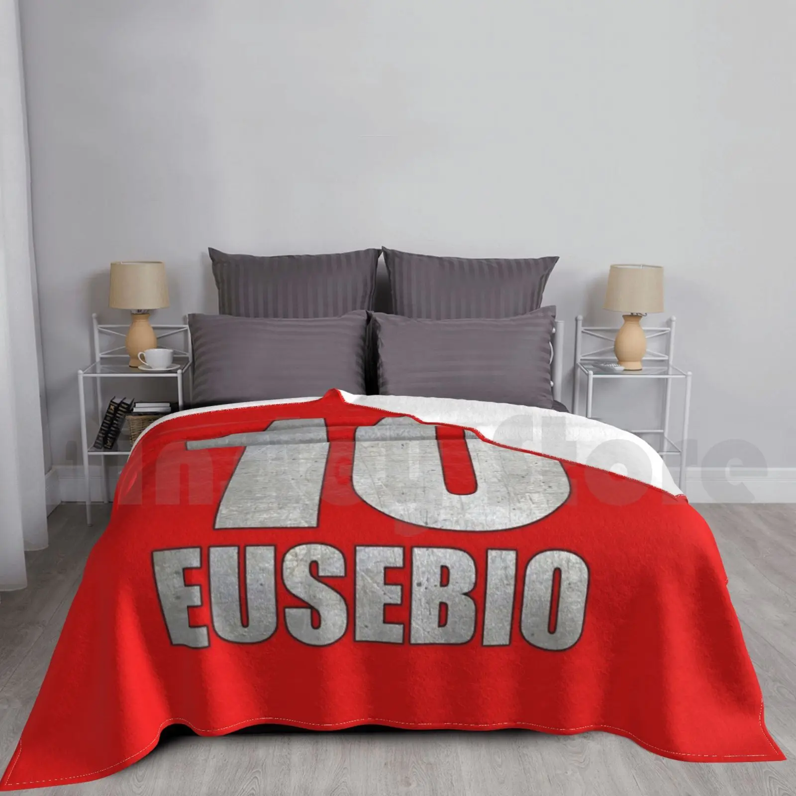 

Eusebio Portugal Football Soccer Legend Fans Blanket Fashion Custom 8 Eusebio Portugal Soccer Legend