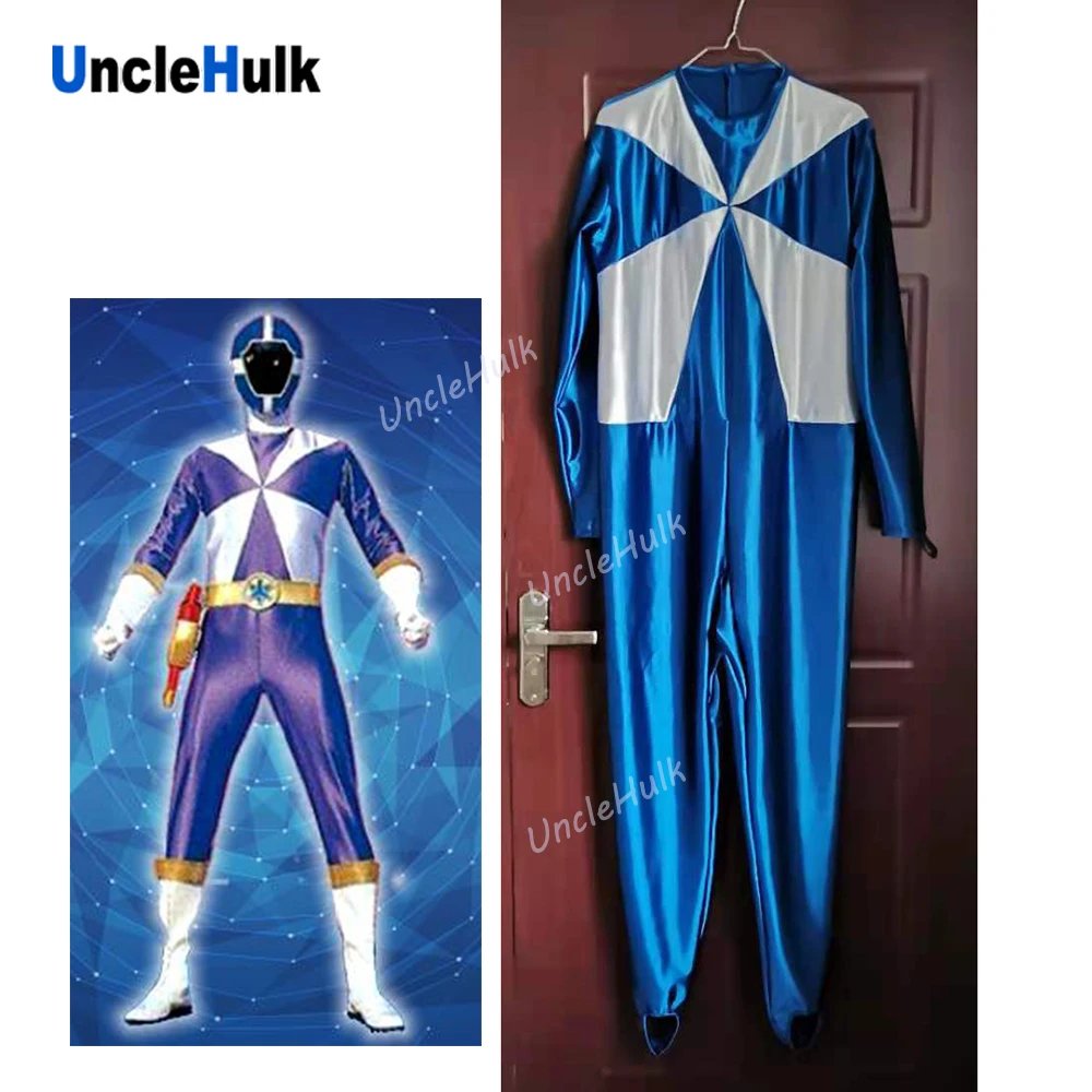 Голубой костюм для косплея Kyukyu Sentai Gogofive Go | UncleHulk Тематическая одежда и униформа