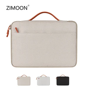 2021 new laptop handbag ziipper laptop bag 131415 inch notebook sleeve macbook case computer briefcase travel bag for huawei free global shipping