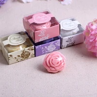 wedding gifts for guests mini rose handmade soap bridesmaid gifts wedding party personalized baby shower souvenir soap gift