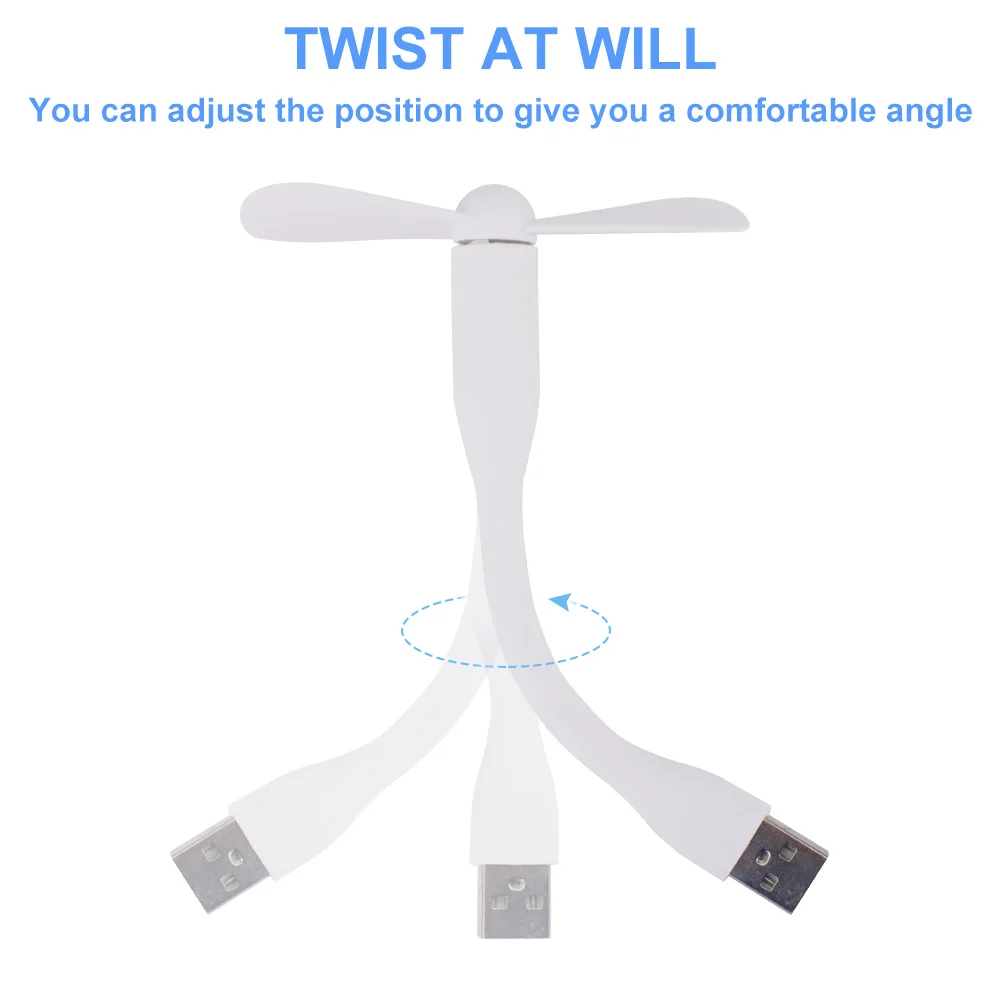 Small USB Fan Mini Creative Air cooler Portable Fan For Phone Computer Desktop Summer Gadget Power Bank USB Device