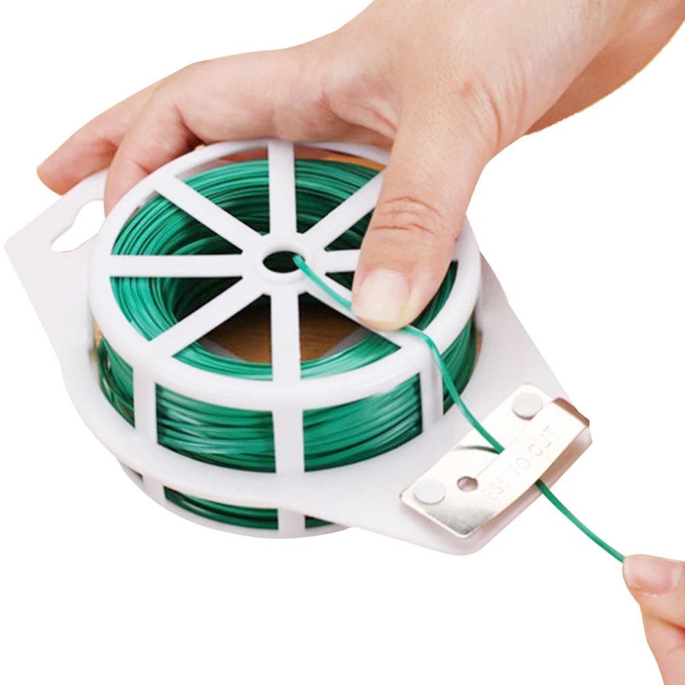 20-100 м нейлоновые садовые Цветочные кабельные стяжки силовая проволочная петля