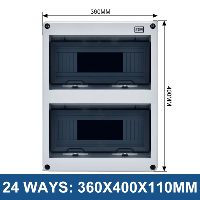 Уличная Водонепроницаемая электрическая распределительная коробка с 2/5/8/12/15/18/24