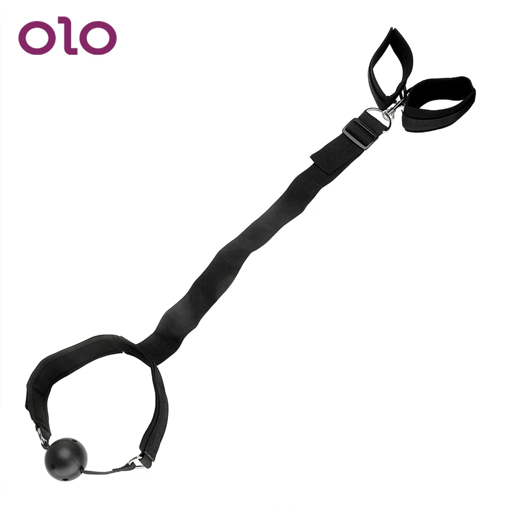 OLO для пероральной фиксации рта кляп шар рот мягкие фиксаторы SM бондаж с ручными