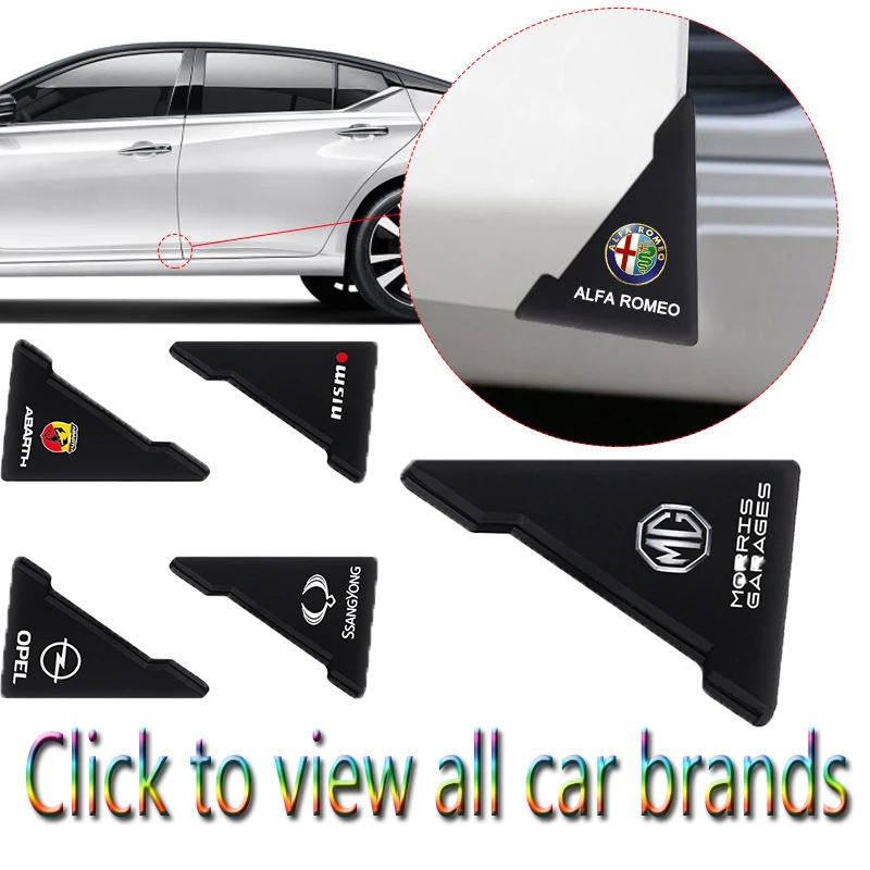 

2PCS Car Door Corner Cover Bumper Protector Anti-Scratch Sticker For SEAT Leon Ibiza Alhambra Kalina Priora Granta Largus etc