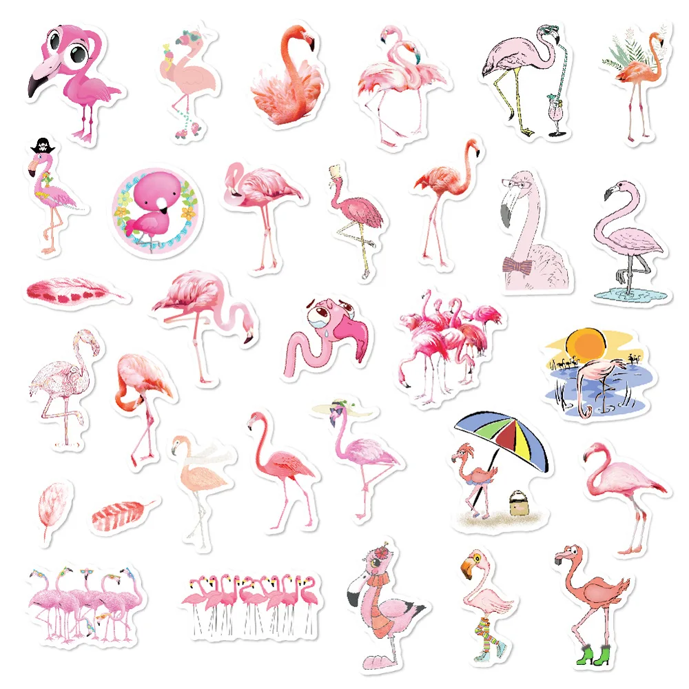 

23/30/40 pcs Ins Style Unicorn Flamingo Cartoon Graffiti Sticker Waterproof Laptop Skateboard Guitar Car Helmet Sticker Kids Toy