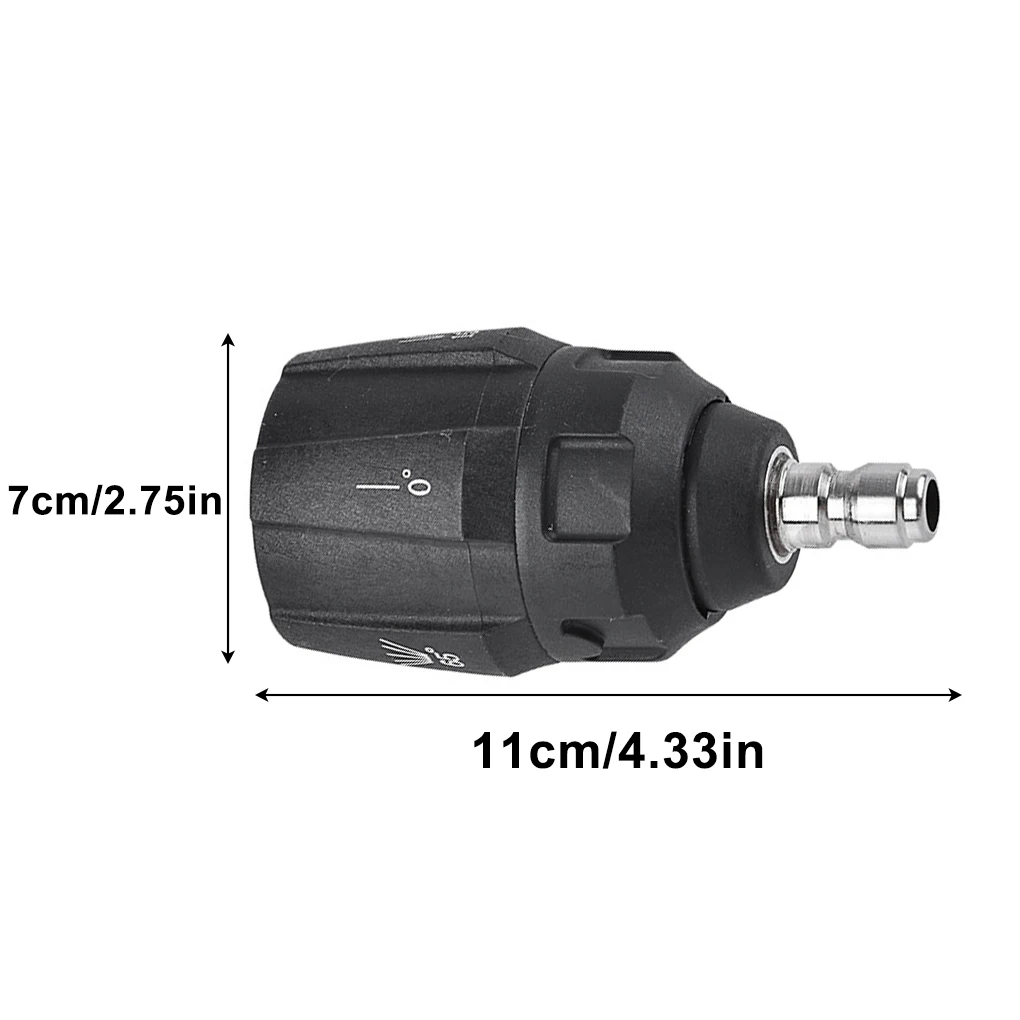 

5 in 1 nozzle high pressure washer 0 15 25 40 65 nozzle in one piece G1/4 male connect quick realease adaptor car washer gun