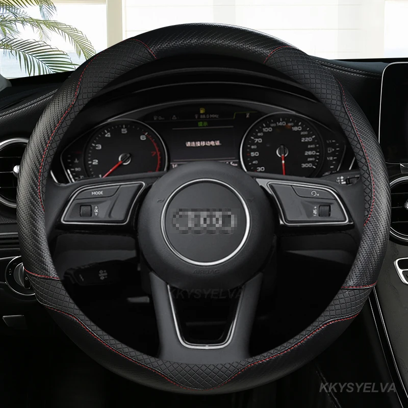 

Чехол рулевого колеса автомобиля для Audi A1 8X A3 8V Sportback A4 B8 Saloon Avant A5 8T A6 C7 A7 G8 A8 D4 S1 8X S3 S4
