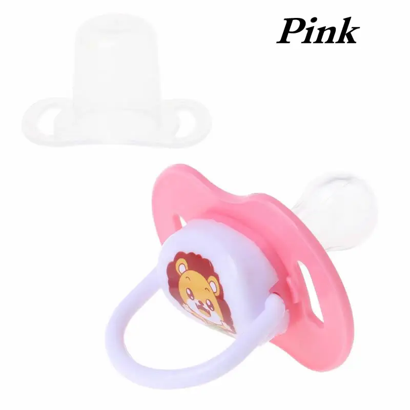 Pink Детская Соска из пищевого силикона, пустышка с круглой головкой для новорожденных, ортодонтический безопасный, не содержит БФА, уход за зубами - Цвет: Pink