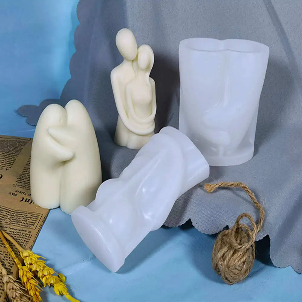 

Эпоксидный подсвечник из смолы «сделай сам», декор для пар, скандинавский Романтический обнимающий Большой пластырь для влюбленных, в мыло,...