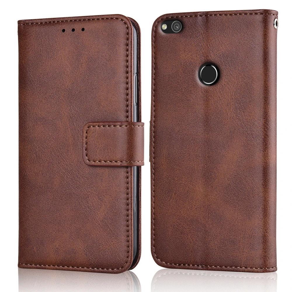 niu-Brown Для huawei Honor 8 Lite PRA-TL10 чехол для huawei 8 Lite 8 Lite Coque Роскошный чехол-портмоне для huawei PRA-TL10 книжка откидная крышка - Цвет: niu-Brown