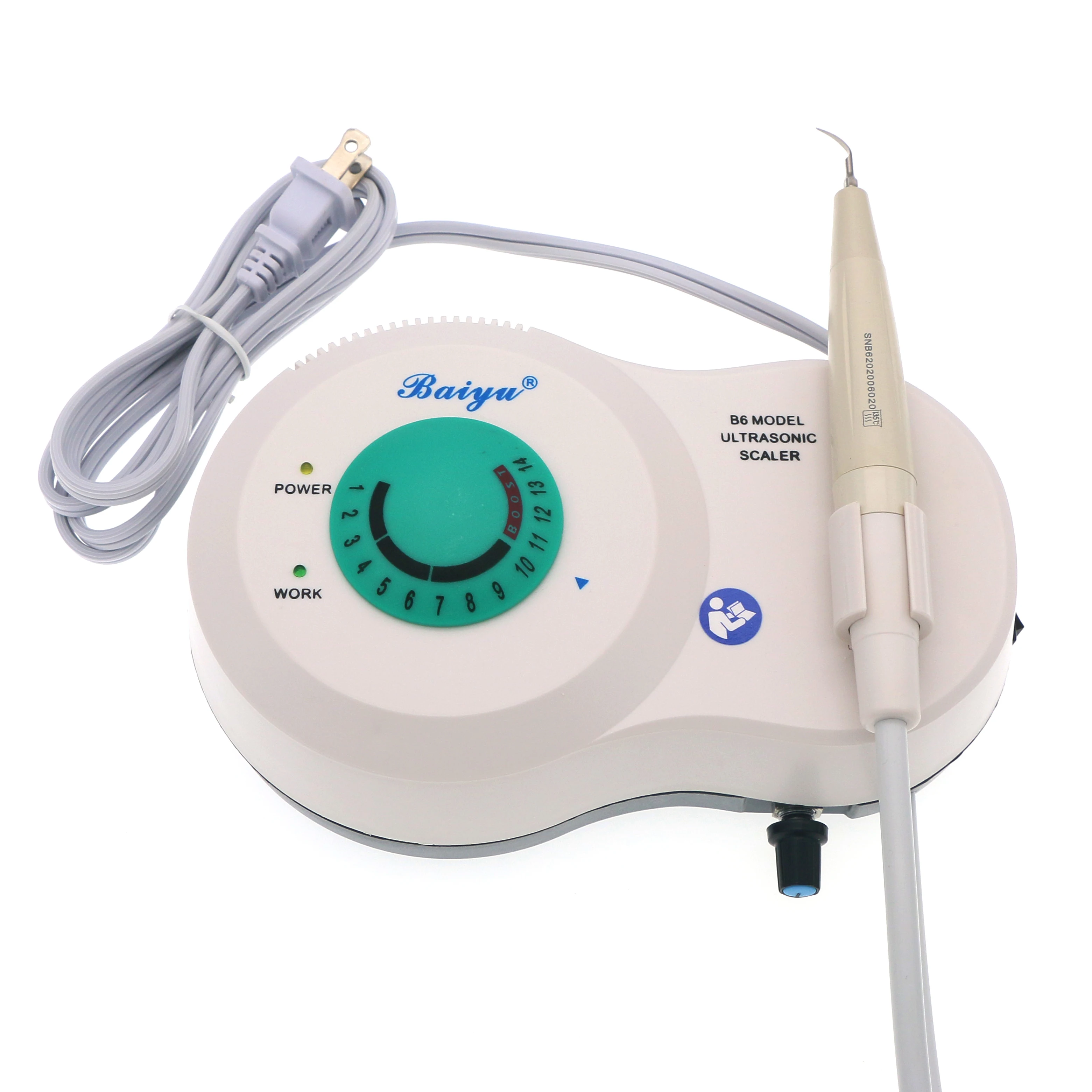 

Baiyu Dental Ultrasonic Piezo Scaler Detachable Handpiece Foot Pedal EMS B6 Satelec FB6 P5