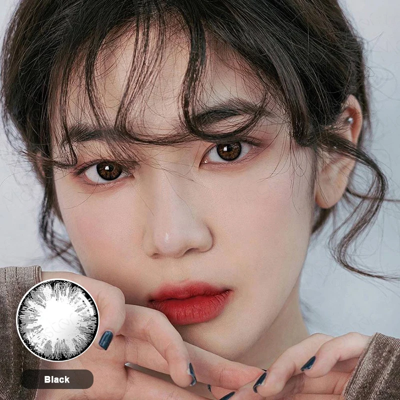 Контактные линзы Magister серия глиттеров цветные контактные для окрашивания глаз ed