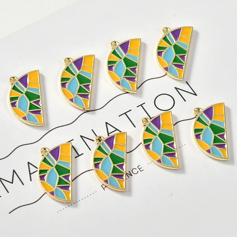 Милый детский цвет капля масло сплав Радуга фотоэлемент Сделай Сам ювелирные