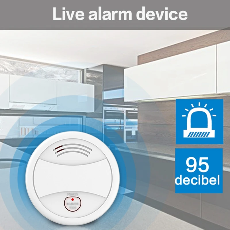 

Smoke Detector Smokehouse Combination Fire Alarm Home Security System Firefighters Tuya WiFi Smoke Alarm Fire Protection