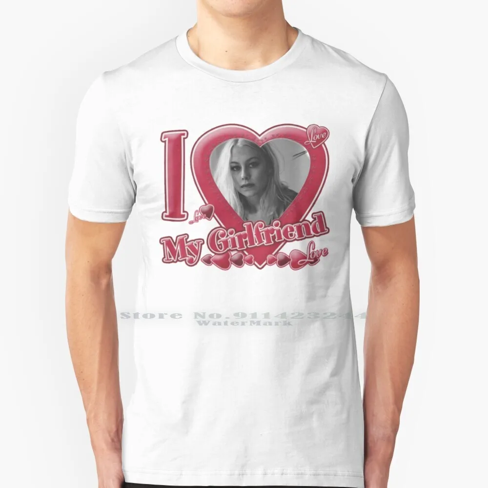 Футболка с изображением лица Фиби Бриджер 100% чистый хлопок искусство Луна песня