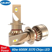 aslent led headlight for auto led ice bulb car led light h4 h7 h11 9005 9006 hb3 bh4 h1 automobile diode lamps real 60w 20000lm