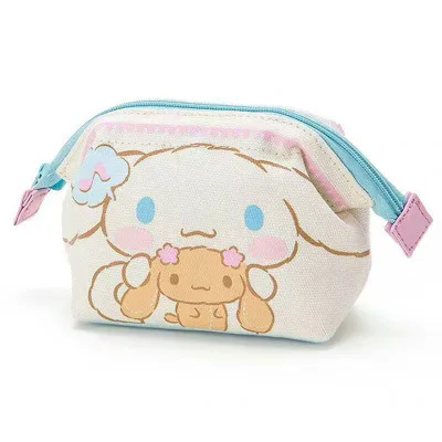 Новая моя мелодия маленькая Две звезды Cinnamoroll помпон пурин куроми Gudetama девочки дети мини холщовые сумки для монет для детей - Цвет: Прозрачный