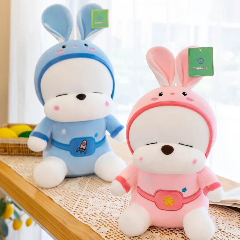 

35-60cm Kawaii Korea Mashimaro Rabbit Plush Doll PP Cotton Stuffed Animal Toy Soft Anime Cartoon Rabbit Kids Birthday Gift