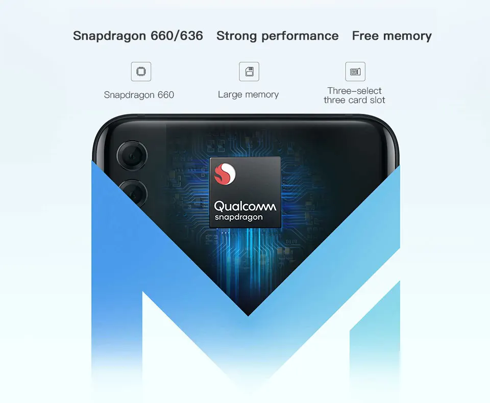 Honor 8X MAX, Смартфон Snapdragon 636, Android 8,1, 6 ГБ ОЗУ, 64 Гб ПЗУ, экран 7,12 дюйма, сканер отпечатков пальцев, Восьмиядерный, 4900 мАч
