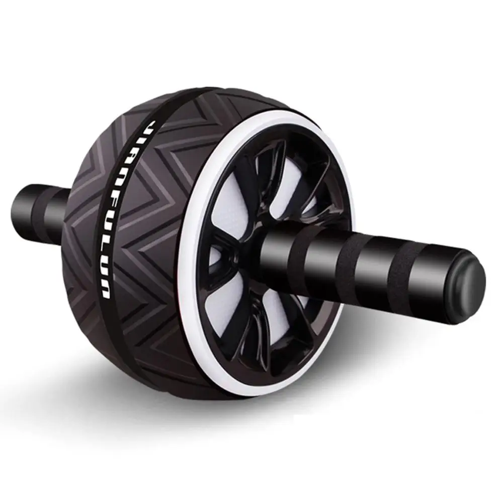 

hot Double-wheeled Updated AB Abdominal Press Wheel Rollers Crossfit Gym Exercise Equipment for Body Building Fitness