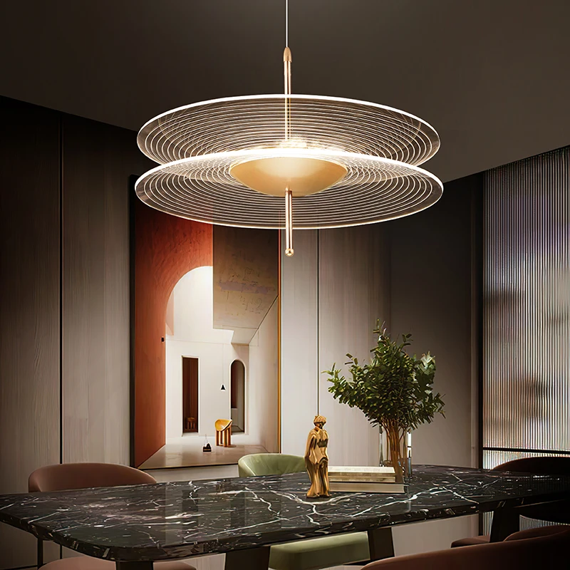 

Lustre Indoor LED Pendant Light Living Room Dining Room Restaurant Bar Decoration Luminaire Hanging Chandeliers Minimalist Lamp