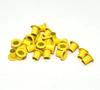 yellow eyelet grommets 2mm grommets metal eyelet with washers for leather craft shoes bag making hardware diy accessories