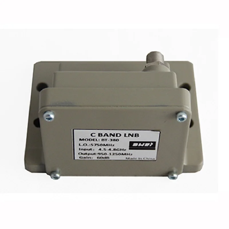 Factory c band lnb for project C band single polarization tuner Use with single polarized feed or dual polarized feed