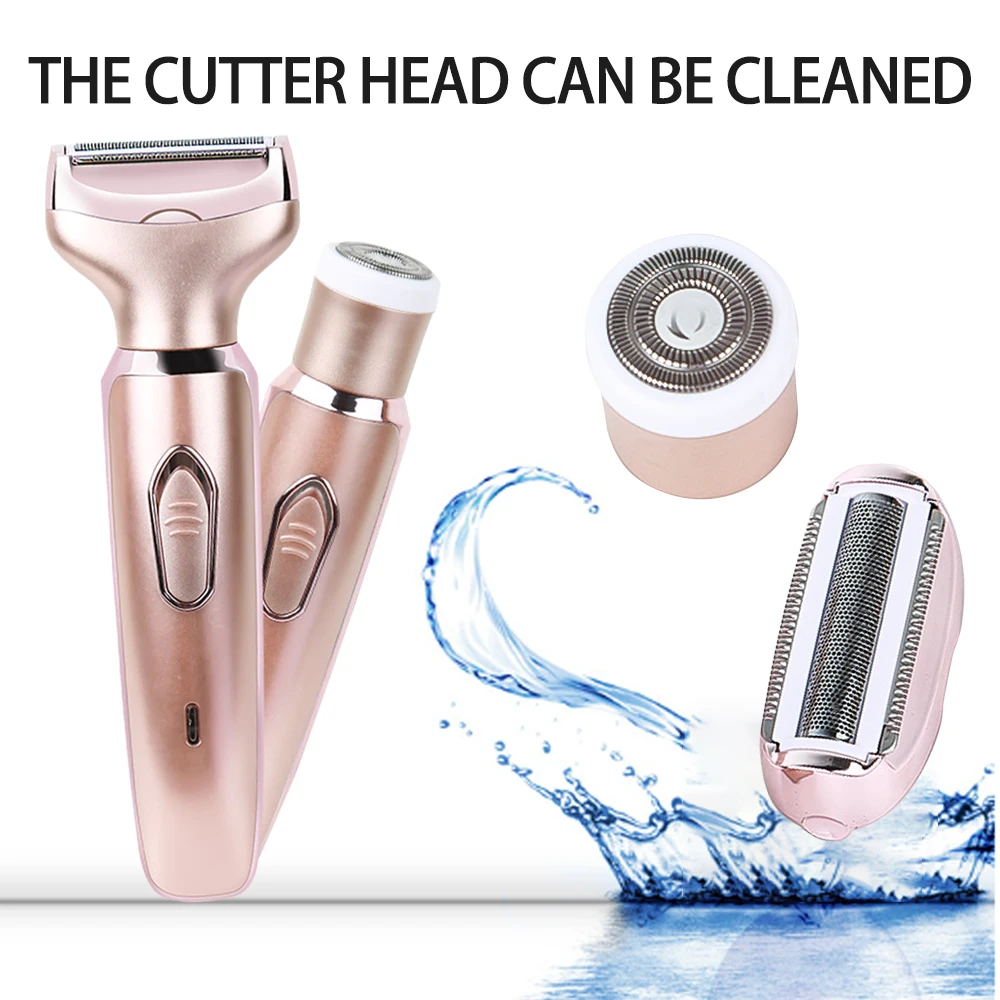 

Эпилятор женский 2 в 1, для безболезненного удаления волос на лице