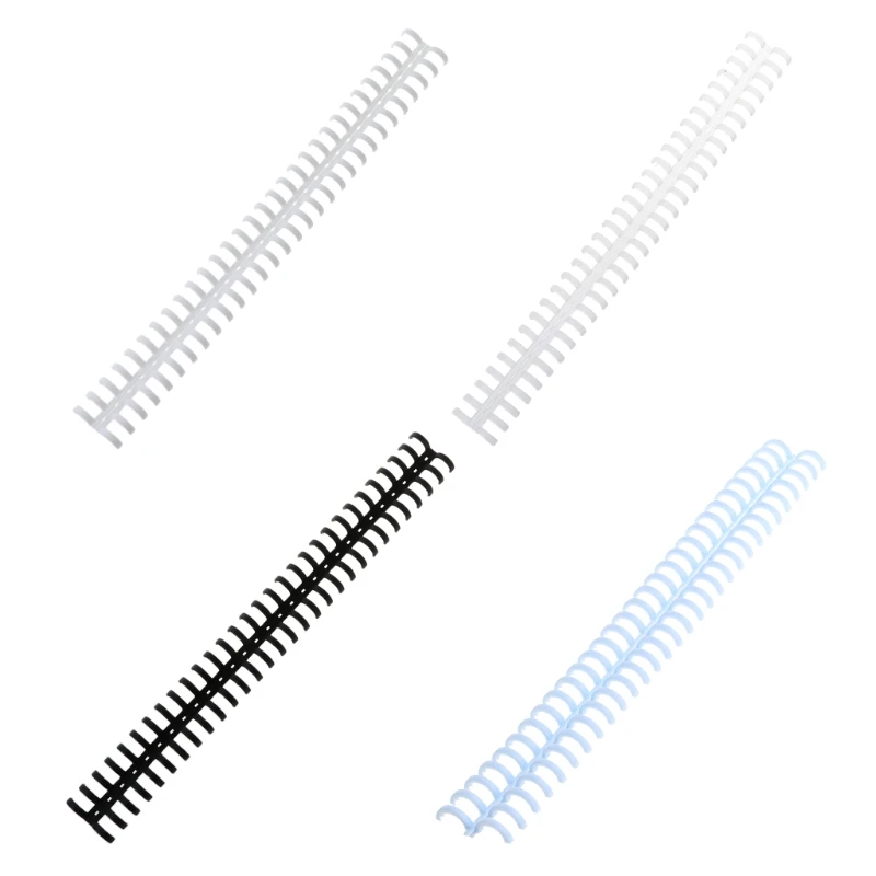 

30 Holes Circles Ring Loose-leaf Paper Book Scrapbook Album Binding Plastic Binder Spiral A4 Notebook Supplies C90C