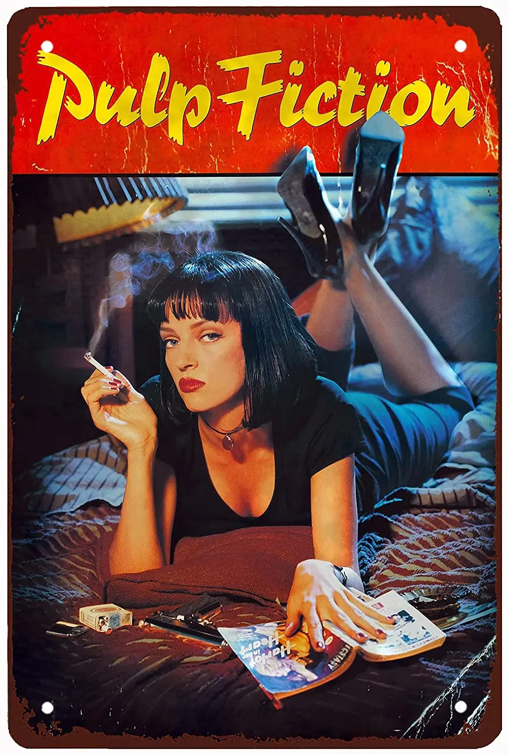 

1994 Pulp Fiction Retro Movie Posters,Vintage Metal Tin Sign Retro Poster Design for Cafes Bar Pub Beer Club Wall Home Decor