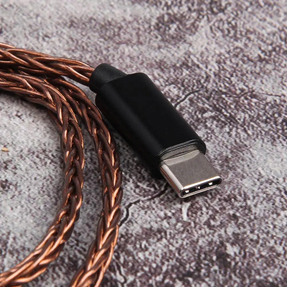 FDBRO 8 ядер посеребренный кабель для наушников MMCX 2PIN A2DC обновление провода наушников Тип C сбалансированный MMCX кабель для SE846 IM1/IM2/X6
